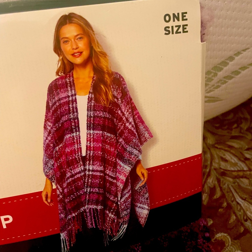 Woolrich Cozy Multicolor Blanket Wrap